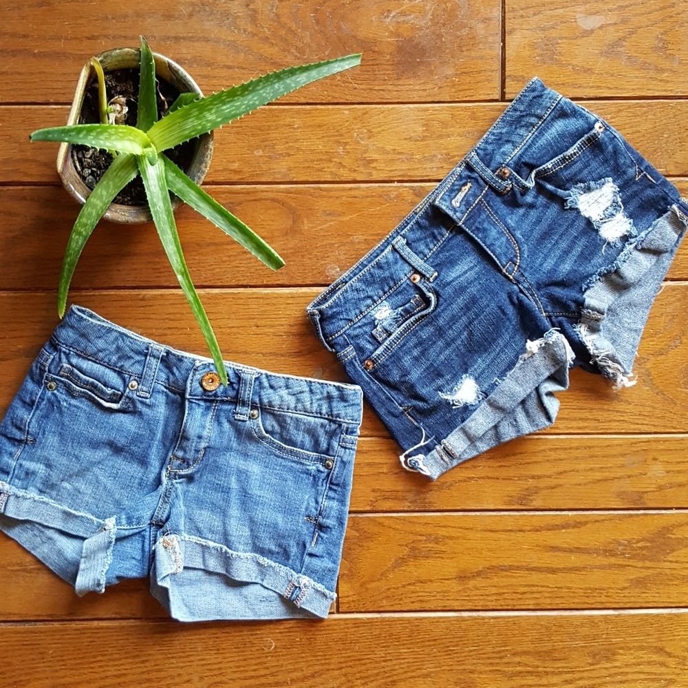 Aeropostale cutoff jean shorts